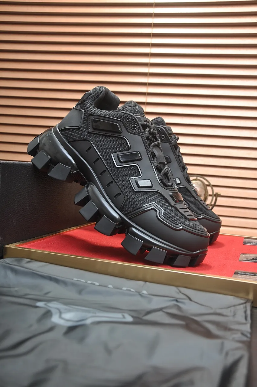 Men's shoes 💰620💶[PRADA] Top original items, new seasonal styles, high quality original items, top original breathable fabric + imported glue, imported stretch fabric inside with original cowhide foot pads, original air cushion outsole! Quality guaranteed! Code 38-45 (45 customized)